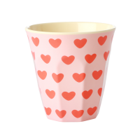 Sweet Heart Print Melamine Cup By Rice DK